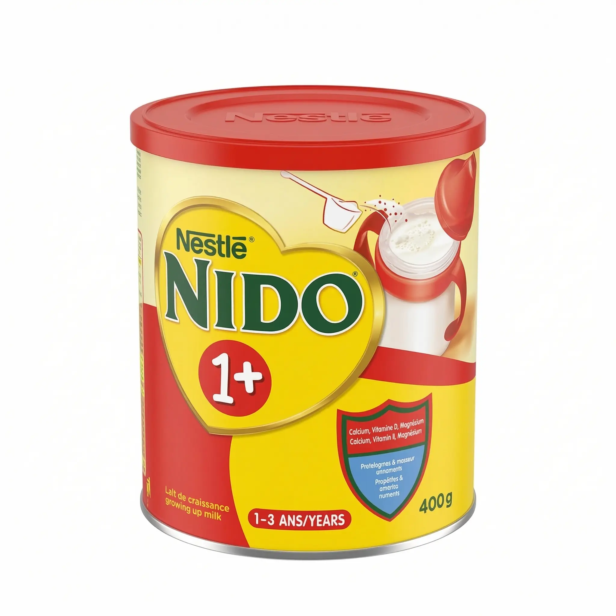 Boîte de lait NIDO 1+ Cameroun pour la croissance des enfants